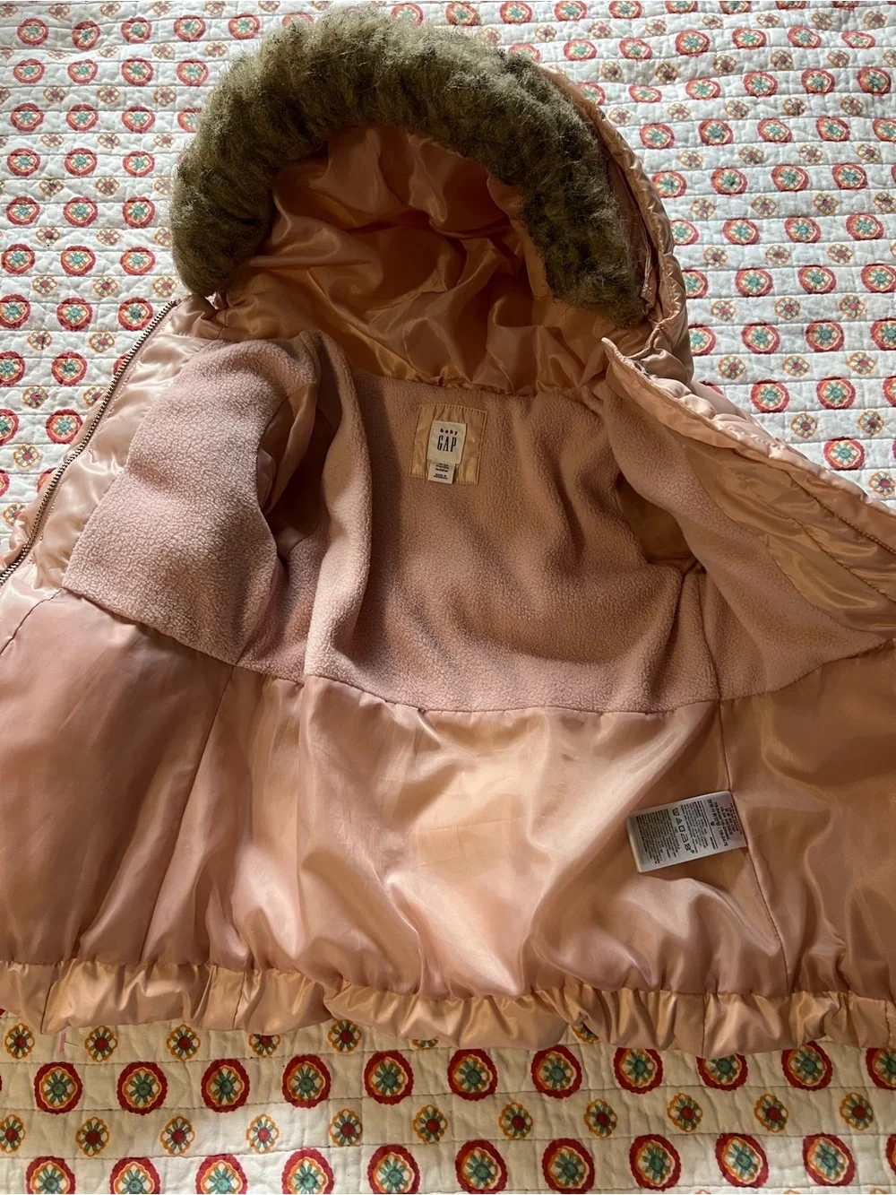 Baby Gap Pink Baby Winter Coat size 18/24 months